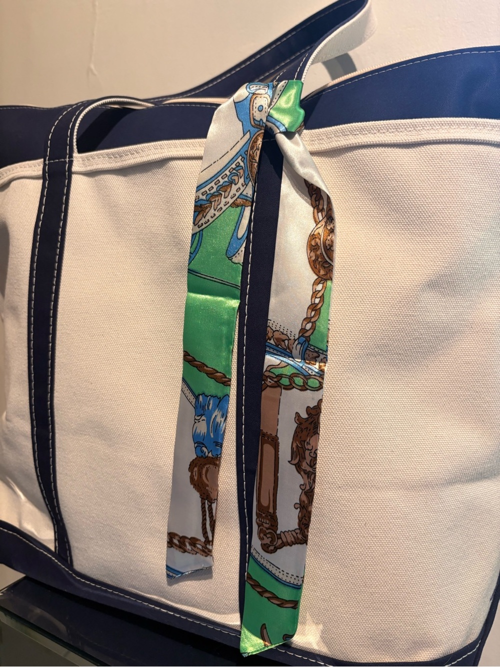 handbag twilly scarf